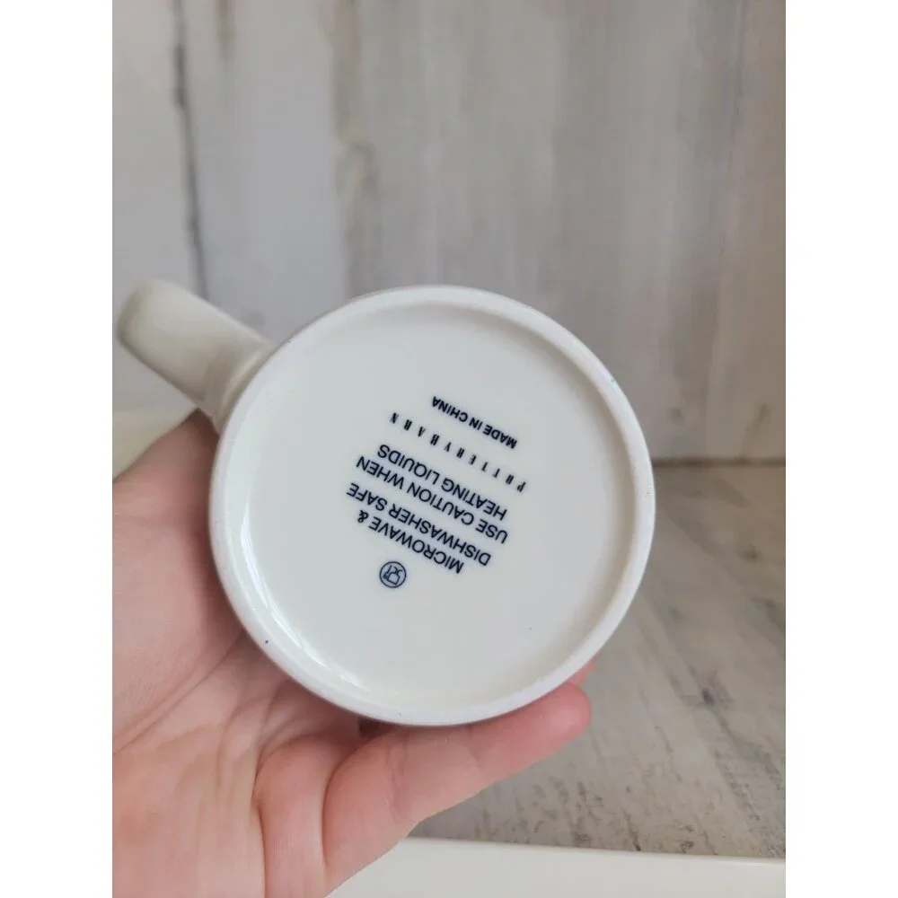 Pottery‎ Barn AS IS love heart tray Valentine mug set decor